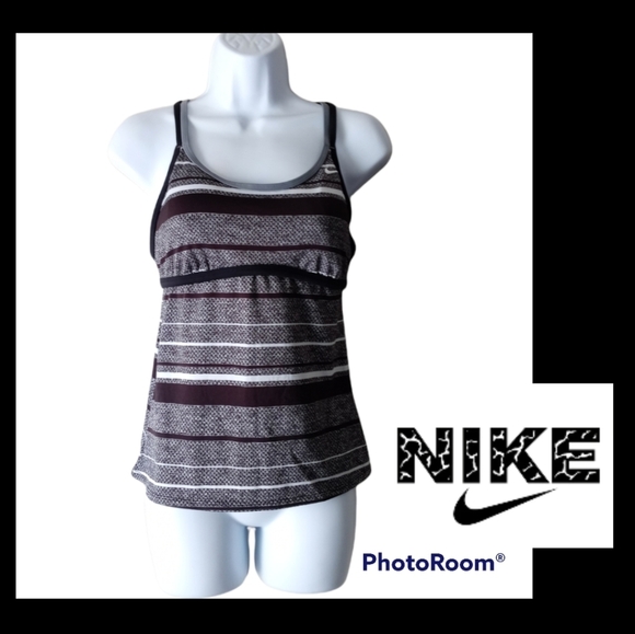 Nike Women's Double Strap Raceback Athletic Tank Top Size M - Picture 1 of 11